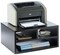 Printer Stand Shelf Wood Office Desktop Compartment Organizer